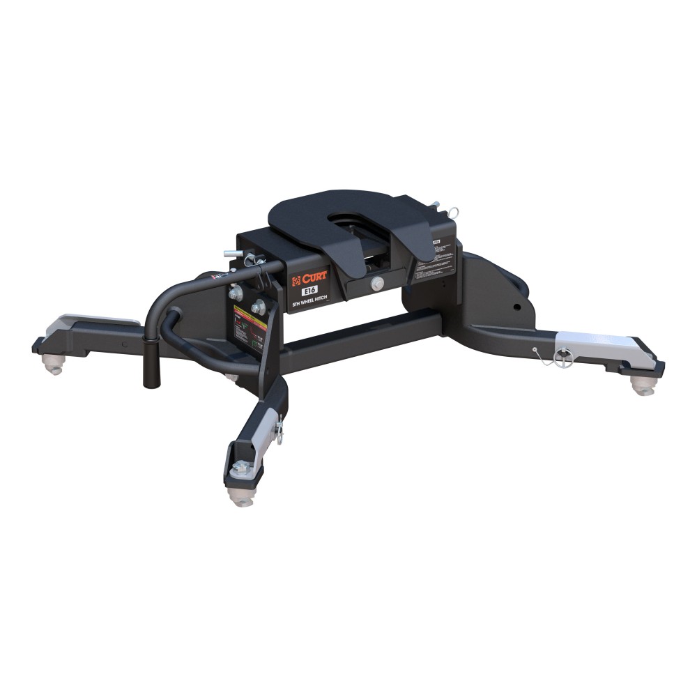 16041 - E16 5th Wheel Hitch, Select Ram 2500, 3500, 8' Bed Puck System Curt E16 5th Wheel Hitch, fits 2014-2025 Ram 2500, 3500 with 8' bed
