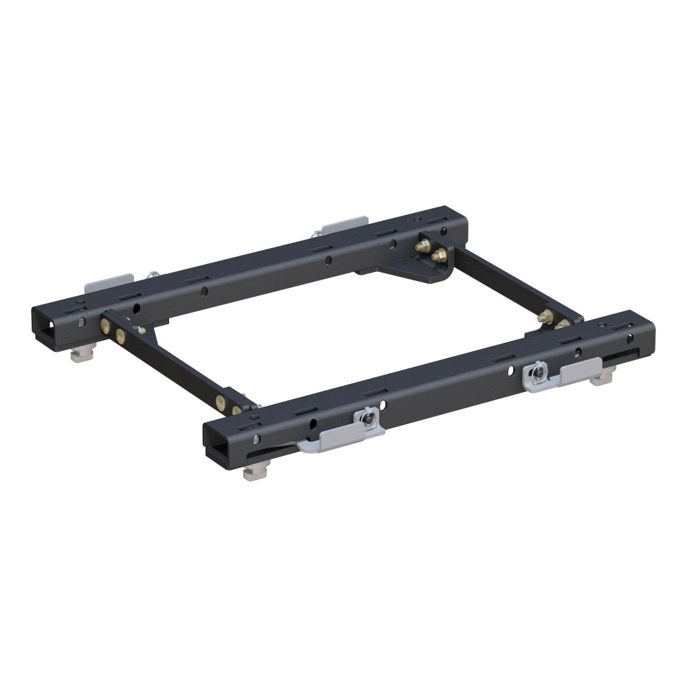Curt Q24 5th Wheel Trailer Hitch for 2016-2019 Chevy Silverado or GMC Sierra with a 24,000 LB towing capacity.