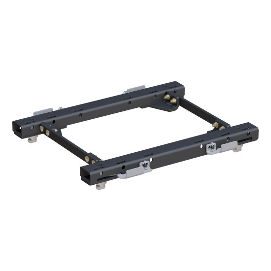 16050 - Puck System 5th Wheel Rails, Select Chevy Silverado, GMC Sierra 2500 HD, 3500 HD Curt Q24 5th Wheel Trailer Hitch for 2016-2019 Chevy Silverado or GMC Sierra with a 24,000 LB towing capacity.
