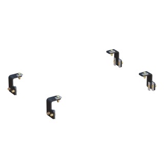 16300 - Semi-Custom 5th Wheel Brackets, Select Ford F-150 Curt Q24 5th wheel trailer hitch with 24K capacity for Ford F150