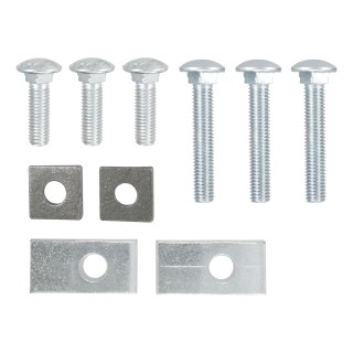16304 - Semi-Custom 5th Wheel Hardware, Select Toyota Tundra (Except Extended Crew Cab) Curt Gooseneck Trailer Hitch Bent Plate with Reese Rails