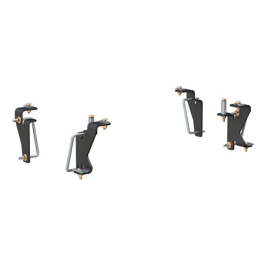 16420 - Custom 5th Wheel Brackets, Select Dodge, Ram 1500, 2500, 3500 Curt Industry Standard Rail Kit for 2003-2012 Dodge Ram 2500 3500