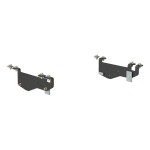 16443 - Custom 5th Wheel Brackets, Select Ford F-250, F-350 Super Duty Curt Q20 5th Wheel Trailer Hitch for Ford F250/F350 Super Duty