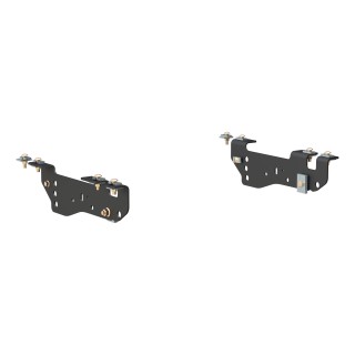 16448 - Custom 5th Wheel Brackets, Select Ford F-250, F-350, F-450 Super Duty Curt 25K Gooseneck Trailer Hitch Bent Plate System for Ford F250, F350, F450