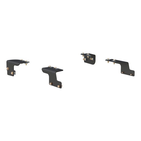 16468 - Custom 5th Wheel Brackets, Select Toyota Tundra, 6.5' Bed (No Extended Crew Cab) Curt A25 Sliding 5th Wheel Hitch 25K for 2007-2021 Toyota Tundra