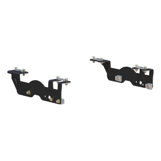 16911 - Custom 5th Wheel Brackets, Select Ford F-150 Curt E16 Slide Bar Jaw 5th Wheel Hitch for Ford F150 - 16K