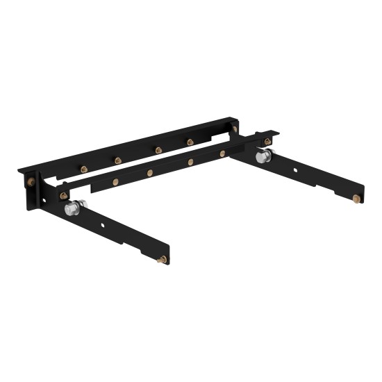60636 - Under-Bed Gooseneck Installation Brackets, Select Ford F-150, F-250, F-350 Curt Custom Under-Bed Rail Kit for 1980-1996 Ford F-Series