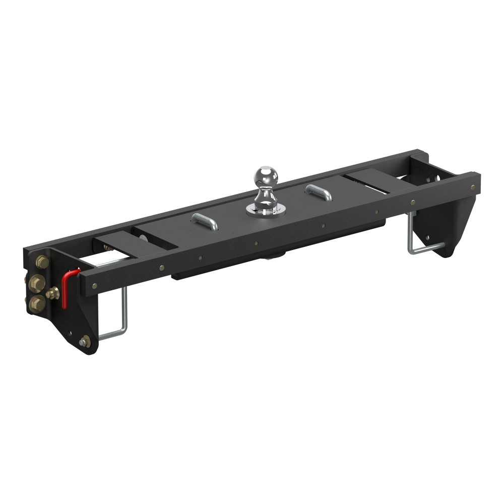 60690 - Double Lock EZr Gooseneck Hitch Kit with Brackets, Select Silverado, Sierra HD Curt A16 dual jaw sliding 5th wheel hitch for trucks