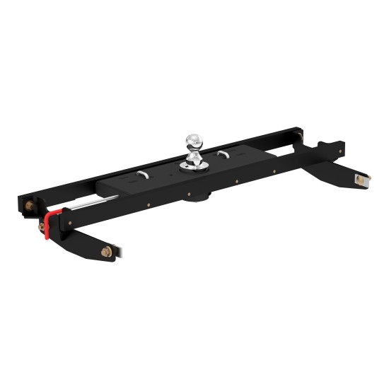 60710 - Double Lock Gooseneck Hitch Kit w/ Brackets, Select Silverado, Sierra 2500, 3500 Curt Q24 Dual Jaw 5th Wheel Hitch for Chevy/GMC 2011-2019