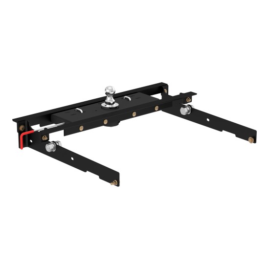 60723 - Double Lock Gooseneck Hitch Kit with Brackets, Select Ford F-150, F-250, F-350 Curt PowerRide 5th Wheel Hitch with 30,000 lbs capacity on Ford F-Series