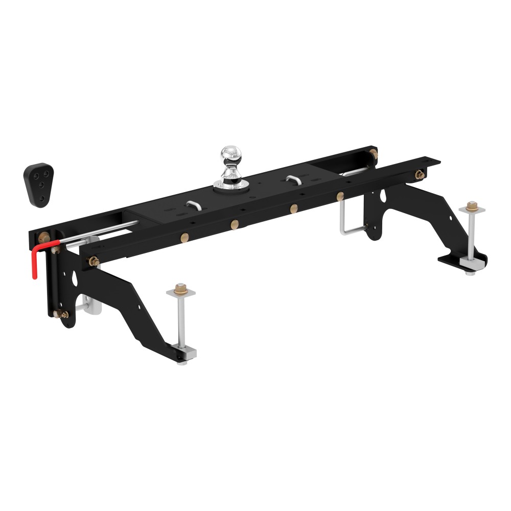 60733 - Double Lock Gooseneck Hitch Kit with Brackets, Select Dodge Ram 1500 Curt Q20 5th Wheel Hitch for 2002-2008 Dodge Ram 1500, 20K capacity