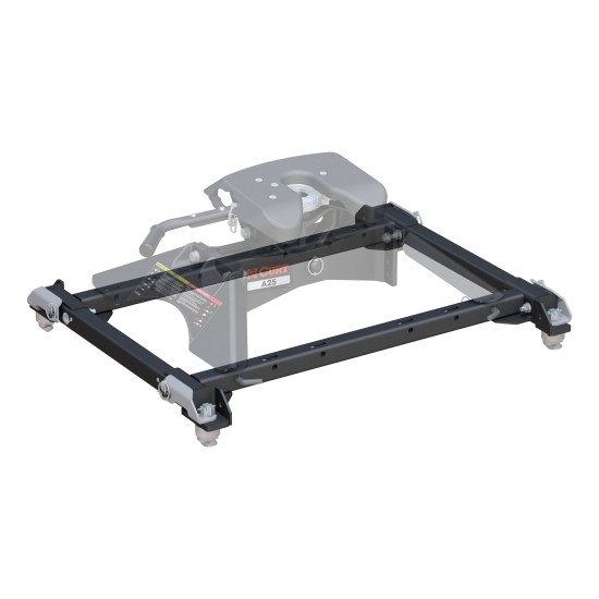 16042 - Puck System 5th Wheel Adapter with Rails, Select Ram 2500, 3500 Curt E16 Slide Bar Jaw 5th Wheel Hitch for Ram 2500, 3500