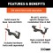 16431 - Custom 5th Wheel Brackets, Select Ford F-250, F-350, F-450 Super Duty Curt Above-Bed 40K Rail Kit for Ford F250 to F450 (2017-2022)