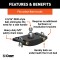 60633 - OEM-Style Gooseneck Hitch, Select Ram 2500, 3500 Curt OEM Style 30K Underbed Gooseneck Hitch for Ram 2500/3500
