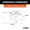 16441 - Custom 5th Wheel Brackets, Select Ford F-150 (Except 5.5' Bed) Curt A16 Dual Jaw Sliding 5th Wheel Hitch for 2005-2014 Ford F150