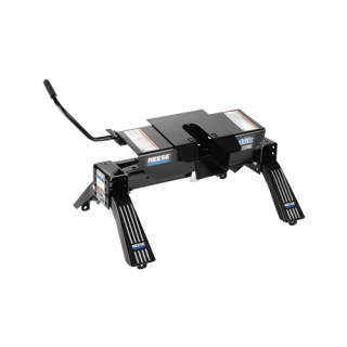 30035 - Fifth Wheel Hitch Mounting System Rail & Bracket Kit Reese 16K Dual Jaw Fifth Wheel Trailer Hitch for short beds with Sidewinder.