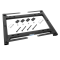 30154 - Rail Kit Mounting Adapter for Attaching Standard Fifth Wheel Hitches Reese trailer hitch system with dual jaw and square slider for Ram trucks.