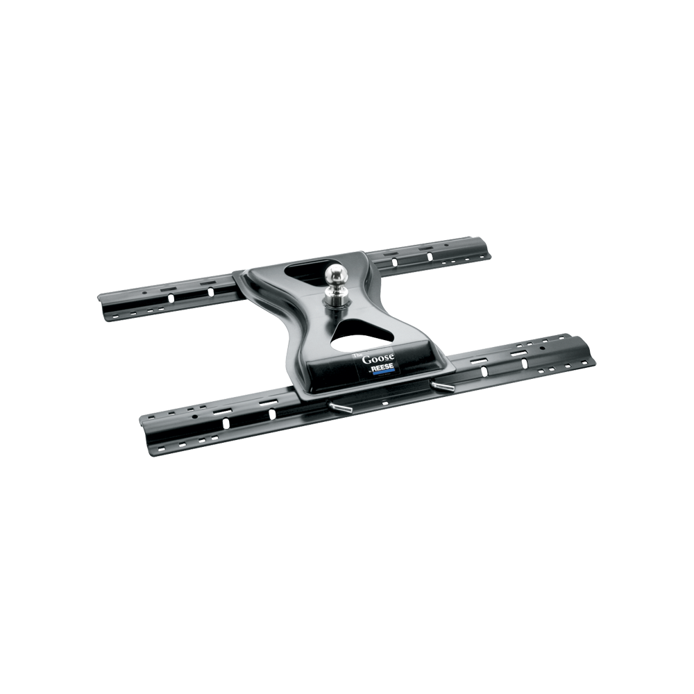 30154 - Rail Kit Mounting Adapter for Attaching Standard Fifth Wheel Hitches Reese 25K Gooseneck Trailer Hitch Above-Bed System for Ram 2500, 3500