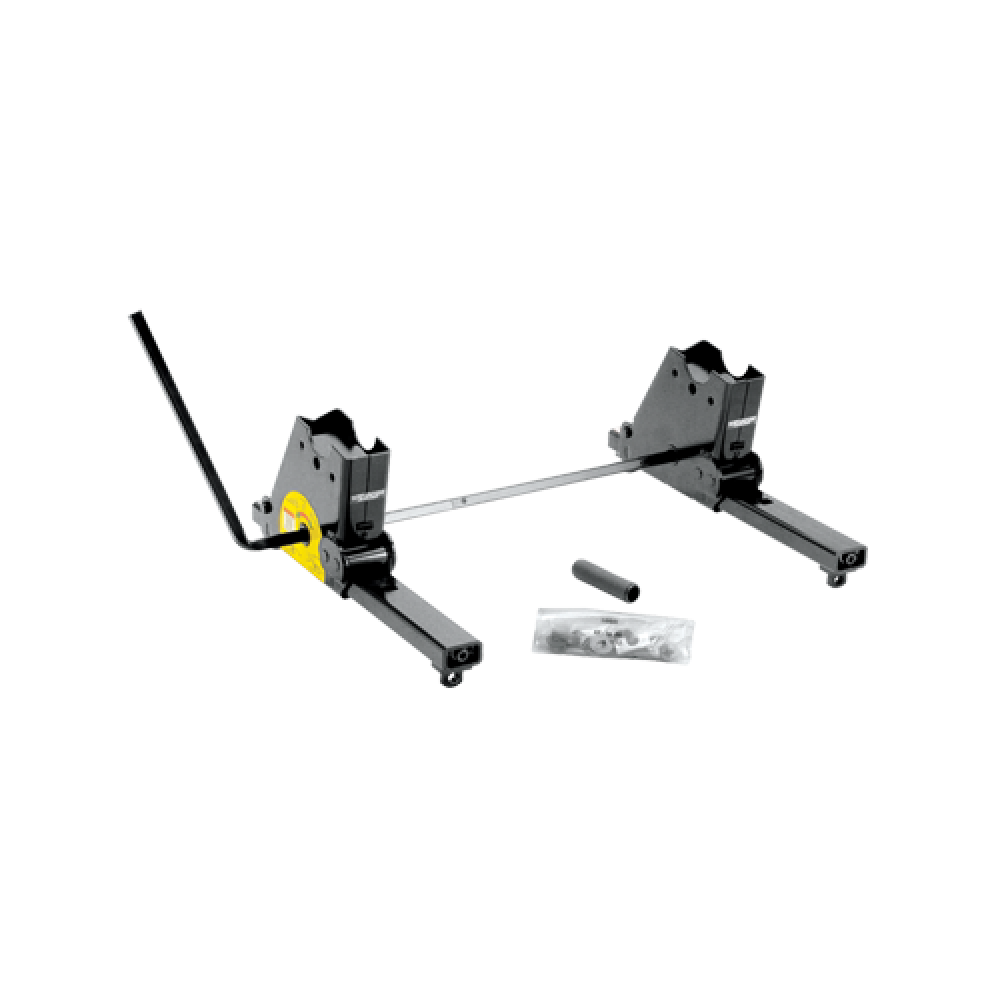 30899 - Rail Kit Mounting Adapter for Attaching Standard Fifth Wheel Hitches (For Use with GM OEM Under-Bed Rail Kits) Reese 20K Fifth Wheel Trailer Hitch with Square Slider for Trucks