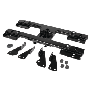 30951 - Fifth Wheel Trailer Hitch Rail Kit 36K Gooseneck or 32K 5th Wheel towing capacity Reese M5 Elite 32K Fifth Wheel Hitch installed on a truck