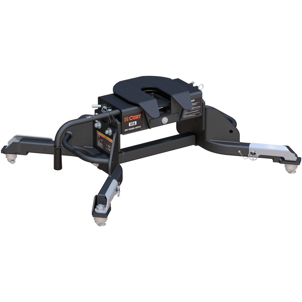 16041 - E16 5th Wheel Hitch, Select Ram 2500, 3500, 8' Bed Puck System Curt E16 5th Wheel Hitch, fits 2014-2025 Ram 2500, 3500 with 8' bed