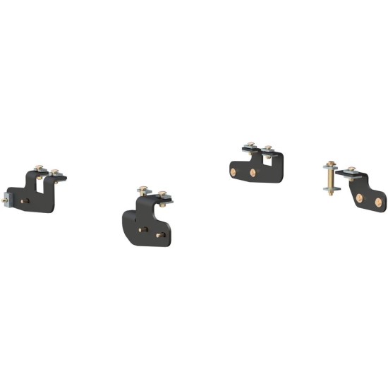 Curt brackets for installing fifth wheel rail kits on Ram 2500