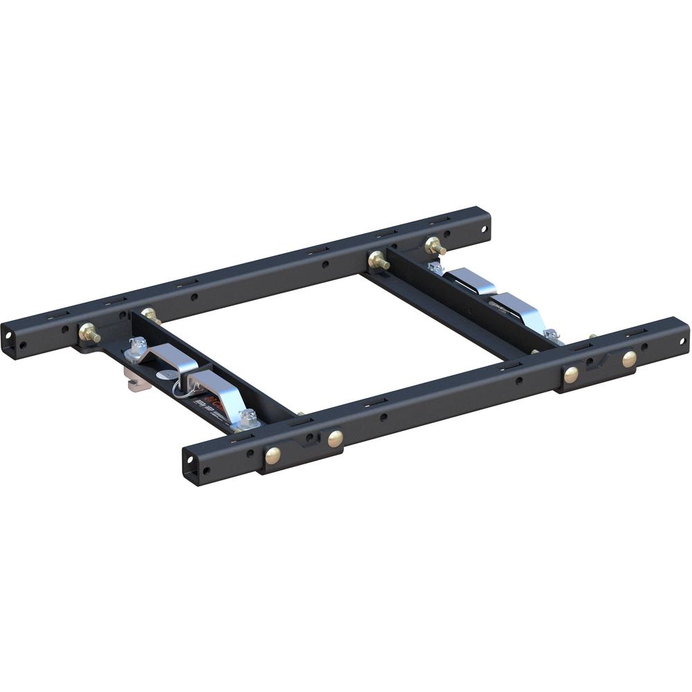 16027 - Puck System 5th Wheel Adapter with Rails, Select Chevy, Ford, GMC, 25K Curt Adapter converts OE puck system to standard rails on trucks