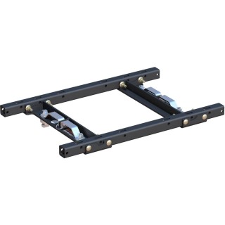16027 - Puck System 5th Wheel Adapter with Rails, Select Chevy, Ford, GMC, 25K Curt Adapter converts OE puck system to standard rails on trucks