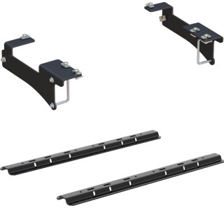 16429 - Custom 5th Wheel Brackets, Select Chevrolet Silverado, GMC Sierra 2500, 3500 HD Curt above-bed base rail kit with quick connect brackets