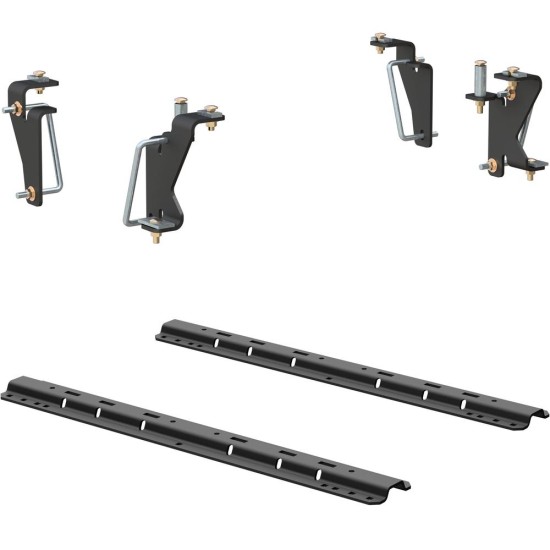 16420 - Custom 5th Wheel Brackets, Select Dodge, Ram 1500, 2500, 3500 Curt Industry Standard Rail Kit for 2003-2012 Dodge Ram 2500 3500