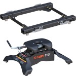 Curt Q24 5th Wheel Trailer Hitch for 2016-2019 Chevy Silverado or GMC Sierra with a 24,000 LB towing capacity.