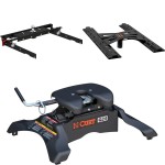 60723 - Double Lock Gooseneck Hitch Kit with Brackets, Select Ford F-150, F-250, F-350 Curt Q24 Dual Jaw 5th Wheel Hitch, 24K capacity, Ford F-Series