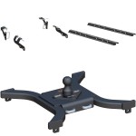 16307 - Custom 5th Wheel Brackets, Select Ram 1500 Curt Spyder 25K Gooseneck Trailer Hitch - Carbide Black for 2019-2025 Ram 1500