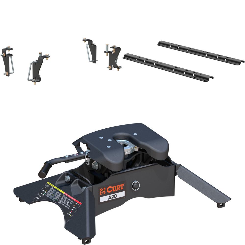 Curt A20 Dual Jaw 5th Wheel Hitch for Dodge Ram 8' Bed