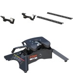 16431 - Custom 5th Wheel Brackets, Select Ford F-250, F-350, F-450 Super Duty Curt A20 Dual Jaw 5th Wheel Hitch for Ford 20K towing capacity