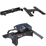 60721 - Double Lock Gooseneck Hitch Kit with Brackets, Select Ford F-150 Curt A30 Hitch for Ford F150, 30,000lbs Capacity