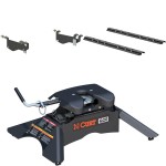 16443 - Custom 5th Wheel Brackets, Select Ford F-250, F-350 Super Duty Curt Q20 5th Wheel Trailer Hitch for Ford F250/F350 Super Duty