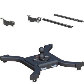 16443 - Custom 5th Wheel Brackets, Select Ford F-250, F-350 Super Duty Curt Spyder 25K Gooseneck Hitch for Ford F250/F350 Super Duty