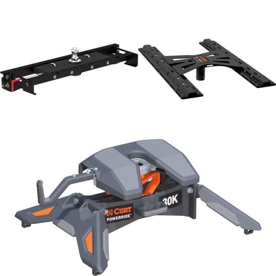 Curt PowerRide 5th Wheel Hitch for Ford F150 with 30K Towing