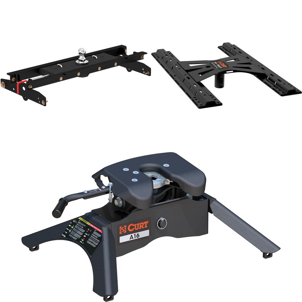 Curt A16 Dual Jaw 5th Wheel Hitch, Ford F150, 16K Towing