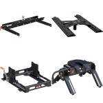 60734 - Double Lock Gooseneck Hitch Kit with Brackets, Select Dodge Ram 1500, 2500, 3500 Curt E16 5th Wheel Hitch for Dodge Ram 94-02 with 16K towing