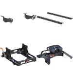 16443 - Custom 5th Wheel Brackets, Select Ford F-250, F-350 Super Duty Curt A25 5th Wheel Hitch for 1999-2004 Ford F250 and F350 Super Duty