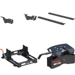 16448 - Custom 5th Wheel Brackets, Select Ford F-250, F-350, F-450 Super Duty Curt A16 Dual Jaw 5th Wheel Hitch for Ford F250 F350 F450