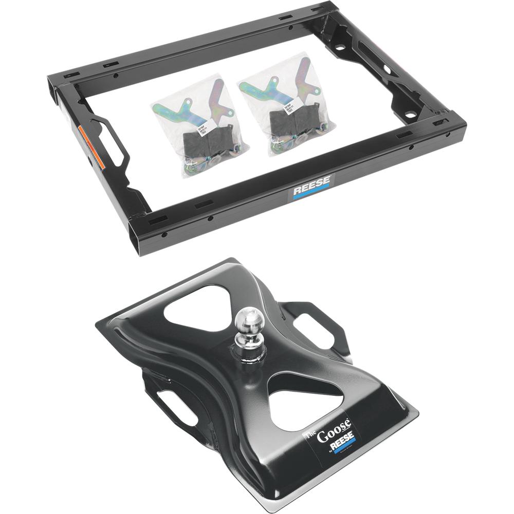 Reese 25K Gooseneck Trailer Hitch with Rails for Ford Trucks
