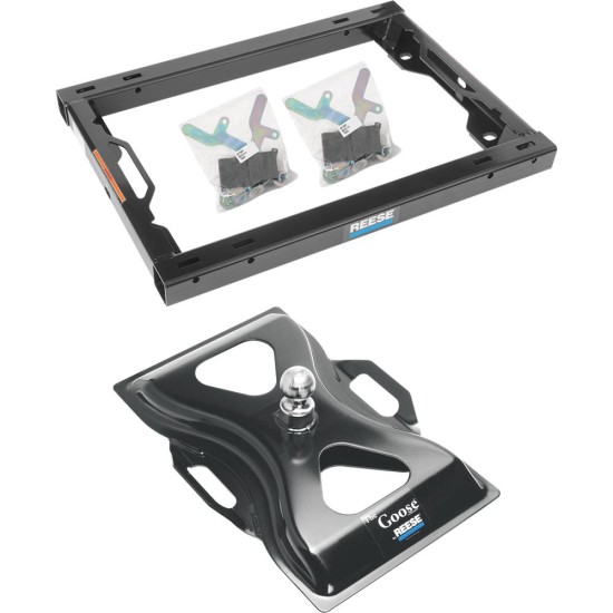 Reese 25K Gooseneck Trailer Hitch with Rails for Ford Trucks
