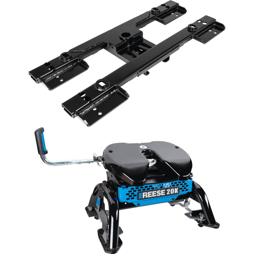 30951 - Fifth Wheel Trailer Hitch Rail Kit 36K Gooseneck or 32K 5th Wheel towing capacity Reese M5 Elite 20K Fifth Wheel Trailer Hitch for 2020-2023 Chevy Silverado GMC Sierra