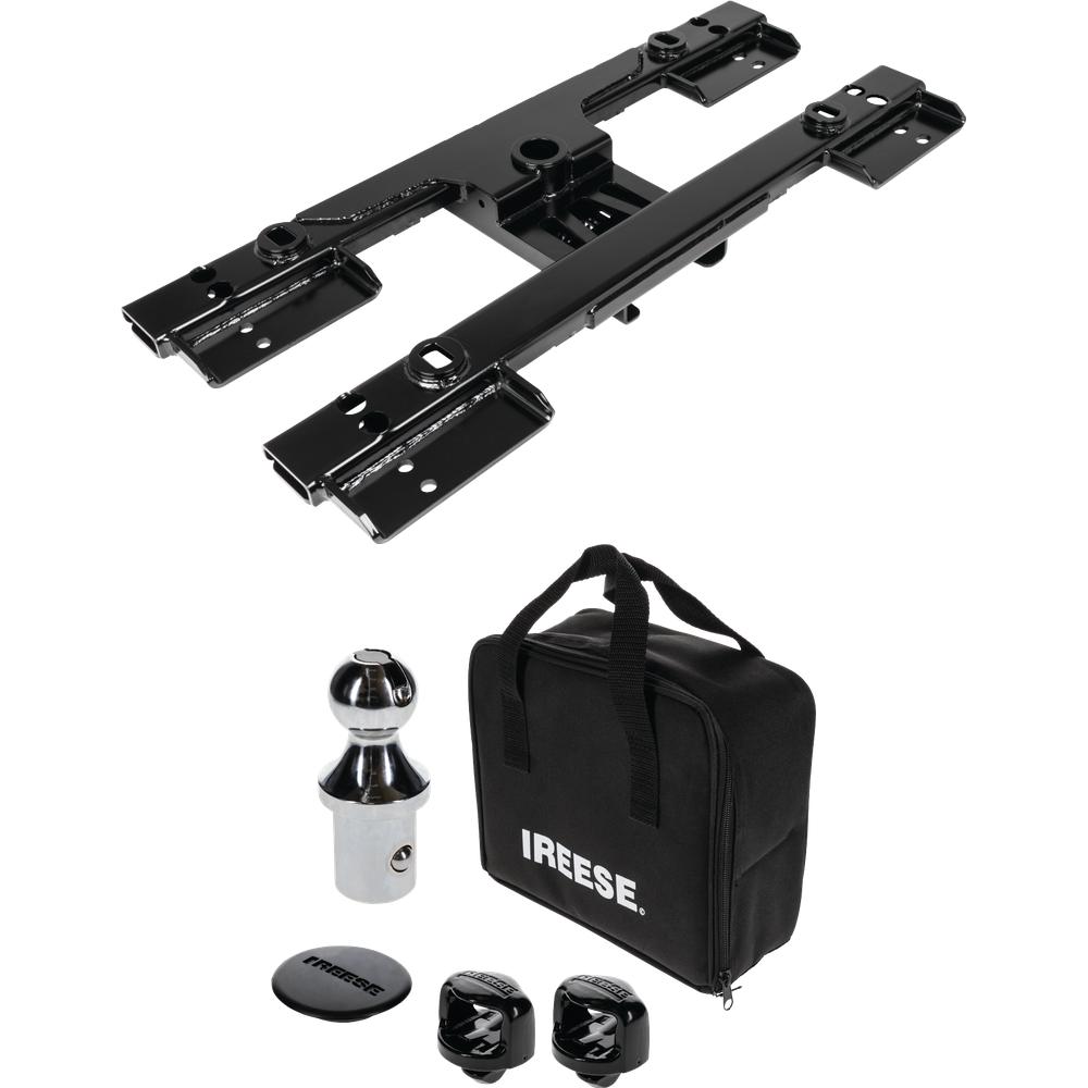 30951 - Fifth Wheel Trailer Hitch Rail Kit 36K Gooseneck or 32K 5th Wheel towing capacity Reese Gooseneck Hitch for 2020-2023 Chevy Silverado GMC Sierra