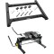 30154 - Rail Kit Mounting Adapter for Attaching Standard Fifth Wheel Hitches Reese trailer hitch system with dual jaw and square slider for Ram trucks.