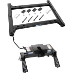 30154 - Rail Kit Mounting Adapter for Attaching Standard Fifth Wheel Hitches Reese 16K Dual Jaw Fifth Wheel Hitch, Complete System