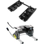 30899 - Rail Kit Mounting Adapter for Attaching Standard Fifth Wheel Hitches (For Use with GM OEM Under-Bed Rail Kits) Reese 16K Fifth Wheel Trailer Hitch with Dual Jaw for Trucks